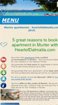 Mobile Screenshot of heartofdalmatia.com