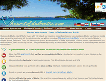 Tablet Screenshot of heartofdalmatia.com